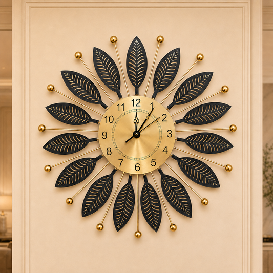 Black Florence Wall Clock