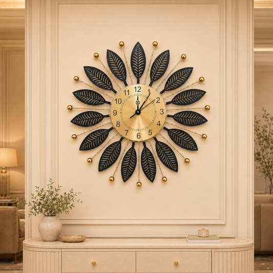 Black Florence Wall Clock