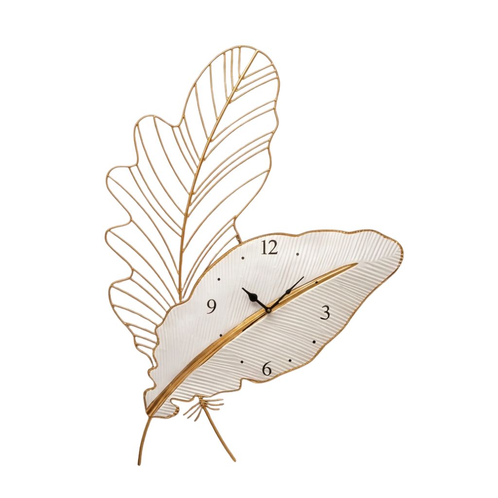 Aurelia Leaf Wall Clock